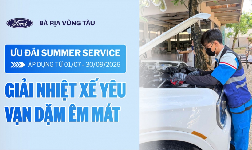 [KHUYẾN MÃI DỊCH VỤ] SUMMER SERVICE – GIẢI NHIỆT XẾ YÊU, VẠN DẶM ÊM MÁT