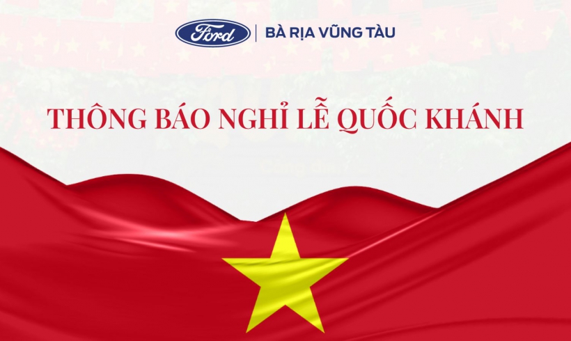 THÔNG BÁO LỊCH NGHỈ LỄ QUỐC KHÁNH 2/9