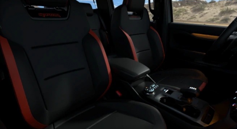 Ghế ngồi theo phong cách thiết kế Ford Performance